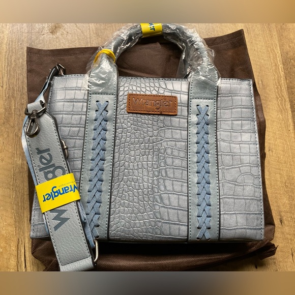 Nwt Wrangler Crocodile Small Tote w/ strap - Picture 1 of 1
